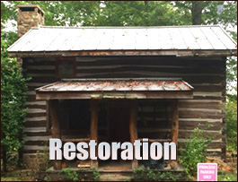 Historic Log Cabin Restoration  Treutlen County, Georgia